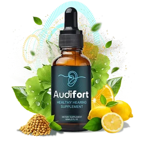 Audifort liquid supplement bottle